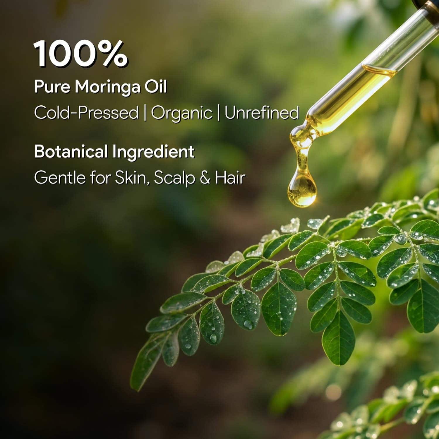 Cold-Pressed Moringa Oil